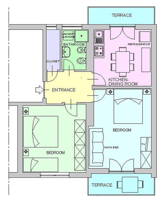 Faber Apartments Novigrad  Ruang foto